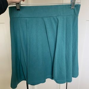 Pins and Needles dark green skater skirt